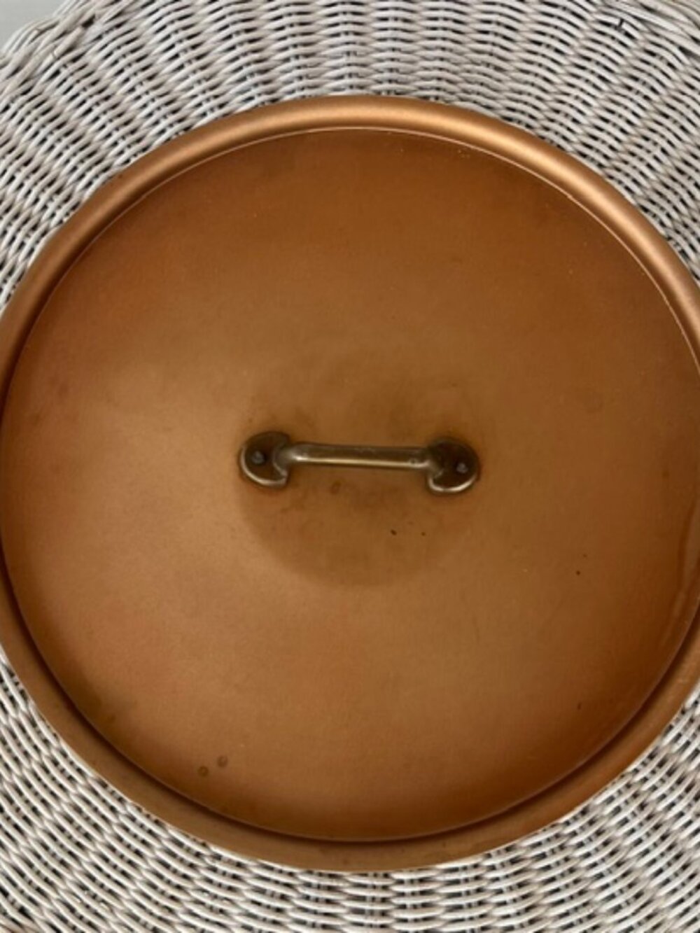 Falk Culinair Copper 11” Dutch Oven 8 Qt w/ Lid Cast Iron Handles Belgium